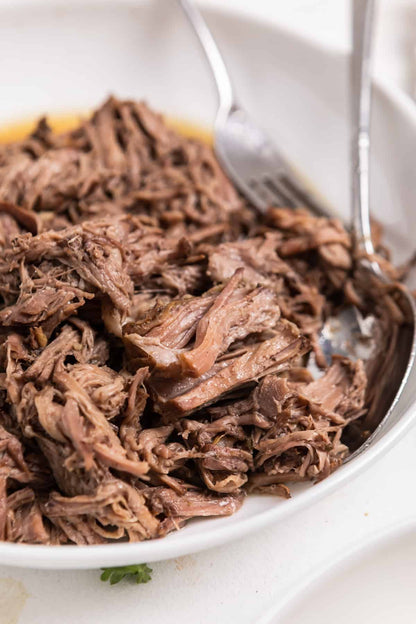 Slow cooked and Shredded Sirloin Steak (GF)