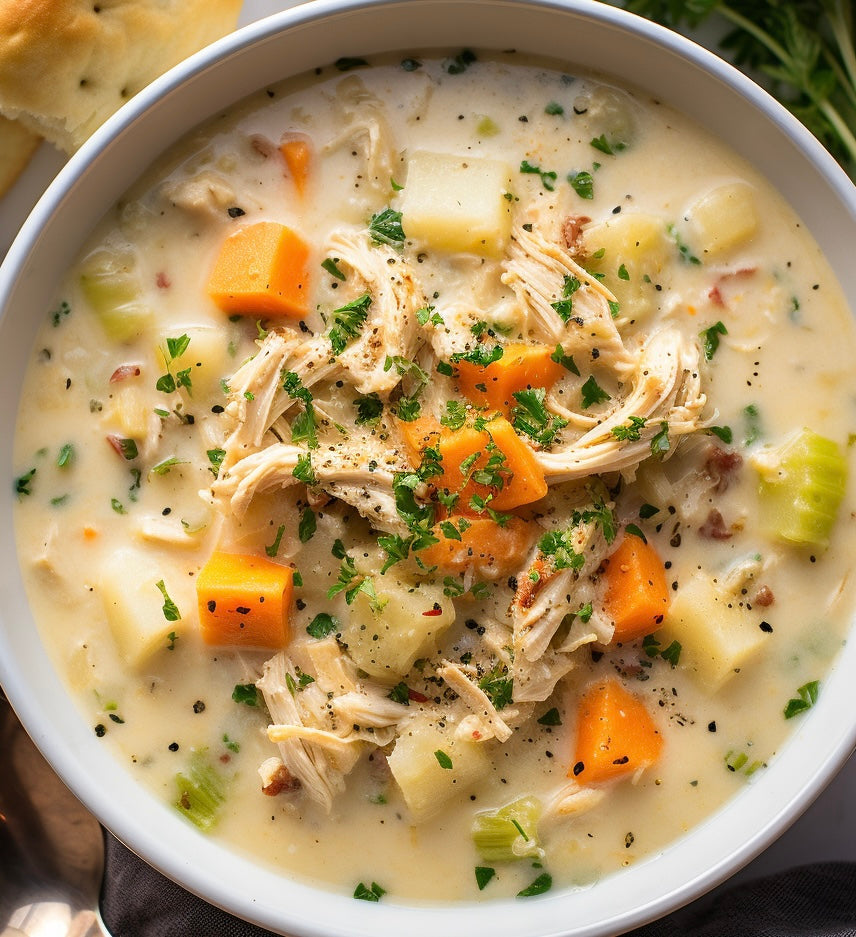 Chicken Pot Pie Soup(GF)