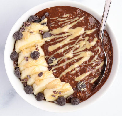 Banana Brownie Overnight Oats (GF)